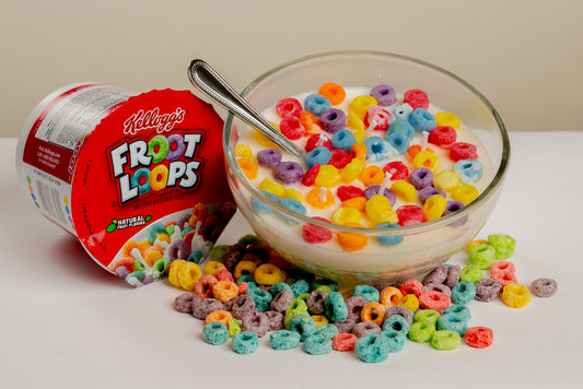 Fruit Loops Cereal Bowl